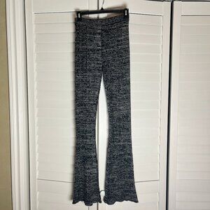 SANDRO Knit Wool Rib Flare Pants / Size 1